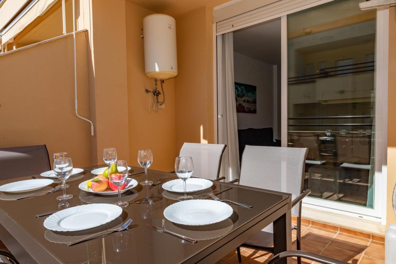 Apartamento Sereno 3 - Piscina, Garaje, Terraza Y Playa Los Canos De Meca Bagian luar foto
